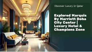 Explored Marquis By Marriott Doha City Center | Luxury Hotel & Champions Zone Qatar | Vlog#89