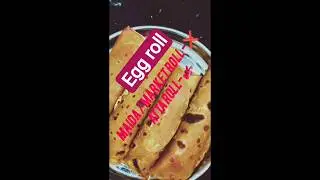 Market style egg roll.healthy food. home made roll#food #cooking #ytshorts #recipe #viral #shorts