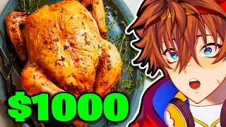 He Cooked A $1000 Chicken!! | Kenji Reacts