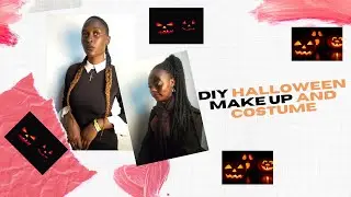 EASY DIY HALLOWEEN COSTUME AND MAKEUP ft Valentine leen//McCLAIN STACY
