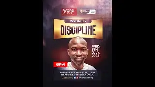 PROFILE IN DISCIPLINE || Pastor Solomon Audu