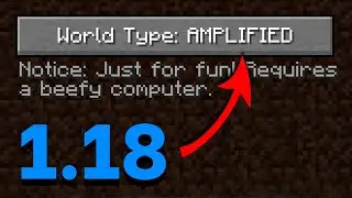 What if I create an amplified world in minecraft 1.18?