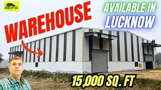 Warehouse Available in लखनऊ For Commercial Use 20,000 Sq. Ft #warehouse #property #commercialuse