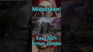 MK1 Ermac easy 50% Kombo MIDSCREEN scorpion kameo! (No FATAL BLOW) #mk1 #mk1ermac #ermac