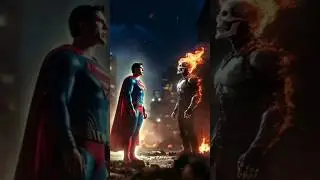 Ghost Rider vs Superman 🔥⚡ | Nyay vs Taaqat | Epic AI Fight #shortvideo