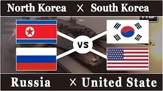 USA & South Korea VS Russia & North Korea Military Power Comparison 2018
