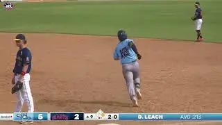 Dylan Leach Locks it down with a 2 run blast for the Sydney Blue Sox.