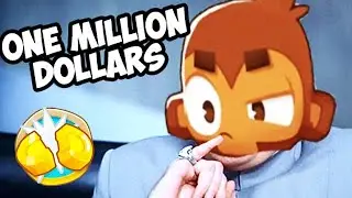 Can We Earn 1 MILLION DOLLARS in HALF CASH MODE?! BTD6