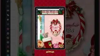 Цифровой дневник за декабрь #ipad #apple #noteful #digitalplanner #digitaljournal #bujo #christmas