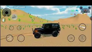 Sidhu moose wala Thar 👑 drive in desert 🏜️🏝️|indian Vehicles Simulator 3D|Devil's Playing 8.1|