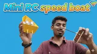  Mini RC Boat, DIY Tutorial, Twin Motor || How To Make RC  Speed Boat ⛵