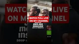 BLACK MEN ARE INSECURE #masculinity #howtobeaman #manbox #tiktoklive