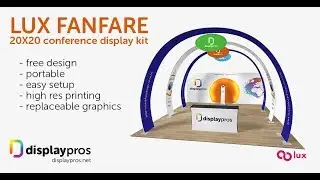 Display Pros Lux Fanfare 20x20 Conference Display Kit