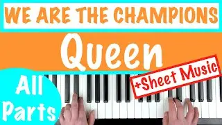 Как играть WE ARE THE CHAMPIONS - Учебное пособие по аккомпанементу на фортепиано Queen