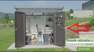 Zahradn&iacute; domek na n&aacute;řad&iacute; Biohort Highline, www.domek-zahradni.cz