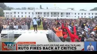 Ruto fires back at critics