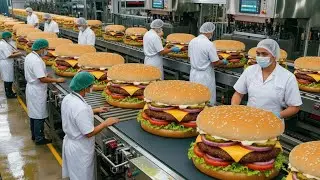 Inside The SPICY BURGER Factory: How SPICY Burgers Are Really Made (Full Process)