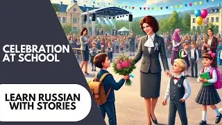 A holiday celebration at school | Learn Russian with Stories