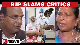 MP Min Vishwas Sarang & Bihar Dy CM Renu Devi Laud PM Modi For Taking Vaccine Shot; Slam Critics