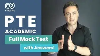 LIVE Full PTE Academic Mock Test with Answers: #1 with Jay!