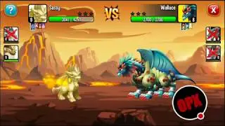 Dragon City:POWERFUL WAX DRAGON IN ACTION