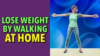 NON-IMPACT EXERCISE TO LOSE WEIGHT BY WALKING AT HOME