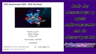 10th Anniversary CMV - KOF No Dead