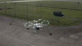 Volocopter's Volodrone in flight
