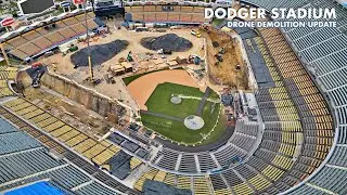 Dodger Stadium $100 Million Renovation Demolition Update