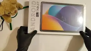 Распаковка планшета VASOUN TAB 12 Android Tablet 10.1 6+6/128gb, Unisoc T606