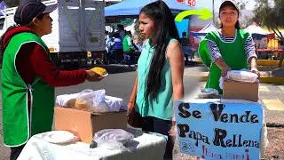 Se avergonzaba de su madre por vender papa rellena sin imaginar que llebaria la misma vida