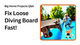 How to Fix a Loose or Cracked Pool Diving Board Fast