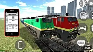 driving 3D game dikhayen game mobile mein kaise train control