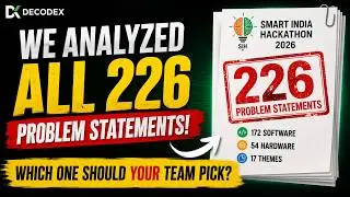 SIH 2026: We Analyzed ALL 226 Problem Statements — Here’s What You Should Pick