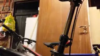 thomson elite dropper post with DIY mud guard