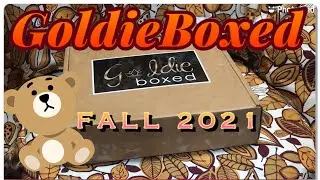 NEW✨ Subscription Box 📦 | Goldie Boxed | 🍁Fall 2021 ~ Gold Bear Box 💛🐻📦