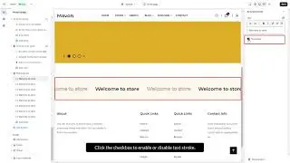 Scrolling Text Section Customization | Mavon
