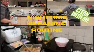 Cleaning kitchen after dinner as working mum in australia || working mum cleaning routine