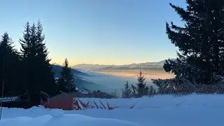 ⛷️ Les arcs foret 🟦 run. Vallandry to derby. 