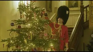 The annual Clarence House Christmas Tree decorating
