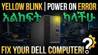 yellow blink |Fix Flashing Orange Power Button Dell, not Booting|computer does not turn on|NAMONET.