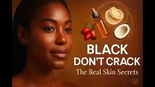 BLACK DON&rsquo;T CRACK 💛 | The Hidden Secrets Behind Glowing Melanin Skin (Shea, Rosehip, Almond & More)