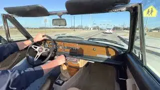 1980 Fiat Spider Driving Video Long