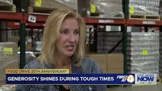 Food Drive 25th Anniversary: Generosity Shines During Tough Times