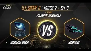 KongDoo Uncia vs RunAway Group A Playoff Highlights - Game 3 | OGN APEX Season 2 2017