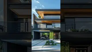 Breathtaking Modern Luxury Mansion With Open Glass Design & Elegant Wooden Accents 🌿✨ #home #design