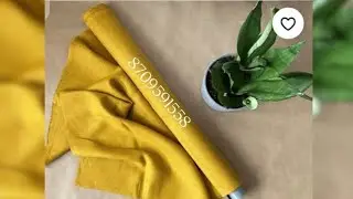 pure linen fabric wholesale & retail//cut piece available in different colors