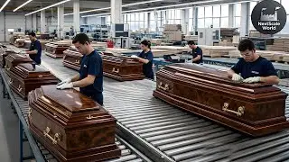 Inside a Casket Factory: Manufacturing a Solid Walnut Casket (Full Process)