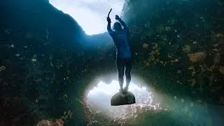 The Dark: freediving the caves of Kardamyli