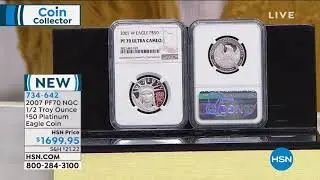 2007 PF70 NGC 1/2 Troy Ounce $50 Platinum Eagle Coin